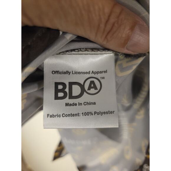 BDG MLB San Diego Padres Men's XL Button Front Brown Gold Polyester Southwest - Picture 5 of 7